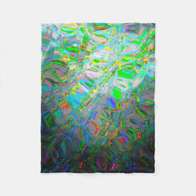 Vattenreflektion iPhone / iPad-fodral Fleecefilt (Framsidan)