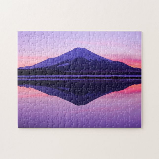 Vattenreflexioner | "Sakasa-Fuji ", Pussel (Horisontell)