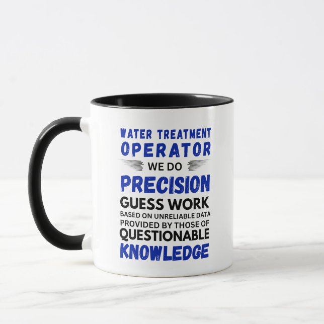 Vattenreningsoperatör Vi Gör Precision Mugg (Vänster)