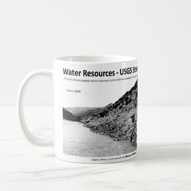 Vattenresursdropp - Embudo strömmer gagen Kaffemugg (Vänster)