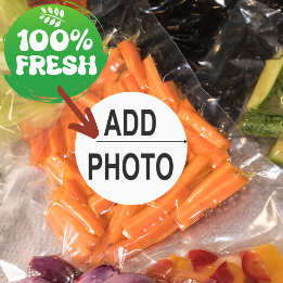 Vattensäker etikett för medelstora cirklar, Lägg t