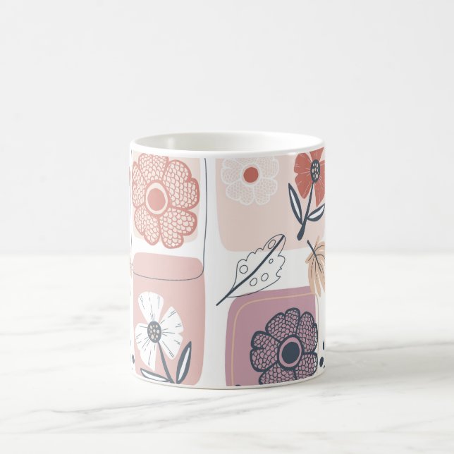 Vattensäkra blommor: Bekvämt blommande Mugg (Center)