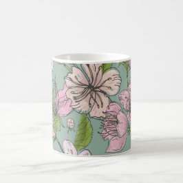 Vattensäkra blommor: Vibrant Petals på Mugg
