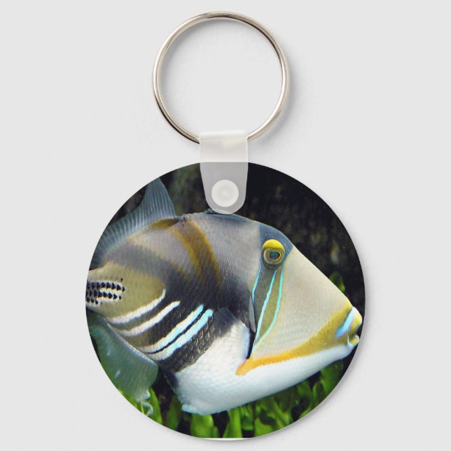 Vattenscener utlöser fisk nyckelring (Framsida)