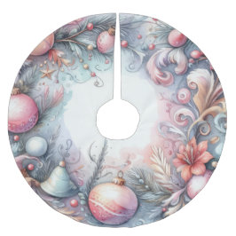 Vattensfärg, Helgdag Julgransmatta Borstad Polyester