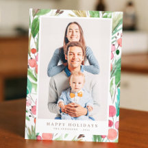 Vattensfärg Jul - Odling Botanicals Modern