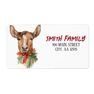 Vattensfärg Julrenar Fraktsedel