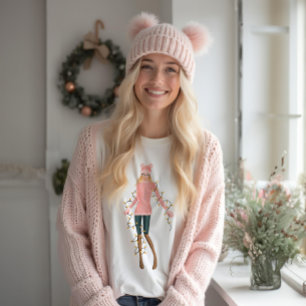 Vattensfärgad julflicka i Lovin, insvälld i Ljus T Shirt