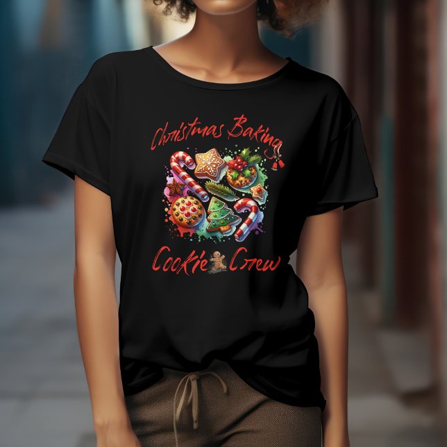 Vattensfärgad julklapp för bageribakverk t shirt (Skapare uppladdad)