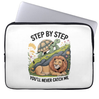 Vattensfärgad julsköldpadda laptop fodral