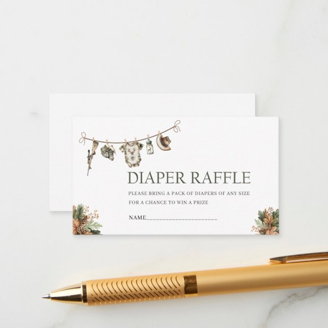 Vattensfärgad liten babyduschskrapa tilläggskort (Fram/Back In Situ)