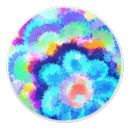 Vattensfärger för färgad blå Blommigt Knopp