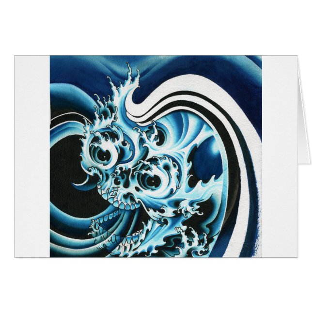 Vattenskalle Hälsningskort (Framsidan Horizontal)