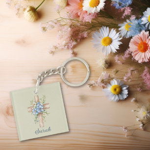 Vattenskärg blå Blommigt Kor Personlig