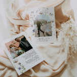 Vattenskärg, Blommigt Foto Bröllop - tackkort Tack Kort<br><div class="desc">Det här är ett vattenfärgsjägerblomma bröllop tack som du har ett kort med vackert jokerblomma inslag och ett elegant teckensnitt. Redigera alla ordalydelser och all färg* i bröllopsprogrammet mall. * färg i vattenfärgens blommigtar är inte redigerbara // För matchande objekt, gå till "ASHE"-samlingen i Sincerely By Nicole Zazzle-butiken. * Om...</div>