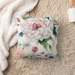 Vattenskärg elegant känslig som blommönster kudde