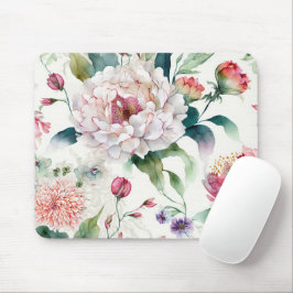 Vattenskärg elegant känslig som blommönster musmatta