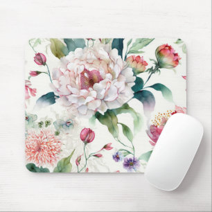 Vattenskärg elegant känslig som blommönster musmatta