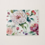 Vattenskärg elegant känslig som blommönster pussel<br><div class="desc">Vattentärgad elegant känslig som blommönstrets pussel.</div>