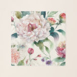 Vattenskärg elegant känslig som blommönster sjal<br><div class="desc">Elegant med vattenfärg känslig som blommönster scarf.</div>