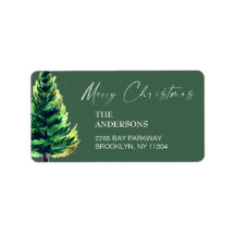 Vattenskärg Gräs Träd, jultid, Returadress