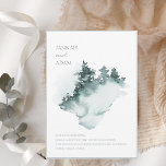 Vattenskärg Grönt Vit Skogsmark Gräs Träd Bröllop Inbjudningar<br><div class="desc">Bröllbjudan till Watercolor Grönt och White Woodland Gräs Träd. Imponera på era gäster i bröllop med den här rustika bröllopsinbjudan för skogsområden med en pikturesk vattenfärg bild i gräs träd och berg i grönt och vitt. Denna vackra sceniska inbjudan till ge en lugn, rustik, känns för skogen, skogen eller bröllop,...</div>
