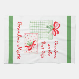 Vattenskärg Helgdag PERSONALIZE Grandma Kökshandduk