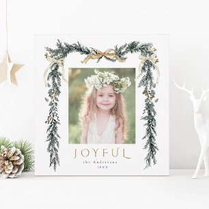 Vattenskärg jul, fotopatset Gräns Julkort