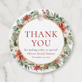 Vattenskärg Jul Winter Red Guld Möhippa Gåvor Etiketter