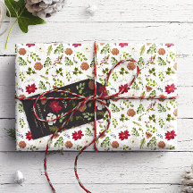 Vattenskärg Julens Elegant Blommigt Foliage