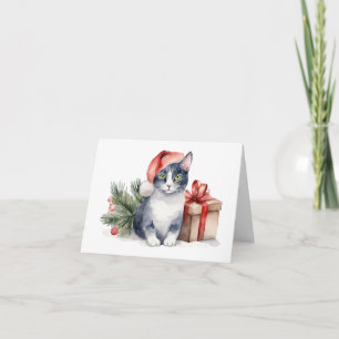 Vattenskärg julklapp med nuvarande läge kort