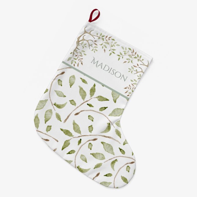 Vattenskärg, jultypografi, Helgdag Namn Stor Julstrumpa (Framsidan (Hängande))