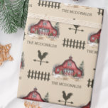 Vattenskärg Land-Anpassningsbarna Presentpapper<br><div class="desc">I detta papper för inslagning i land i anpassningsbar ingår adabel vattenfärgslador och jordbruksrelaterad grafik. Lägg till ett namn med hjälp av anpassningsfunktionen. Perfekt till jul eller vilken gåva som helst tillfälle!</div>