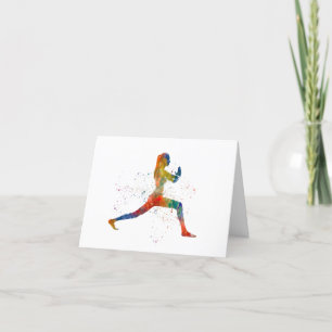 vattenskärg yoga tack kort