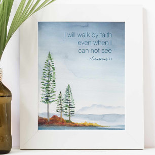 Vattenskärgar för inspiration och Andlig Poster