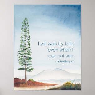 Vattenskärgar för inspiration och Andlig Poster