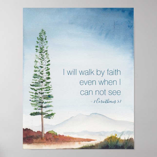 Vattenskärgar för inspiration och Andlig Poster (Framsidan)