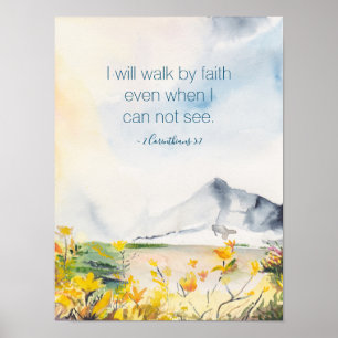 Vattenskärgar för inspiration och Andlig Poster