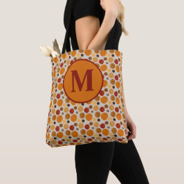 Vattenskärkta höstblommor Dagliga Monogram Tygkasse