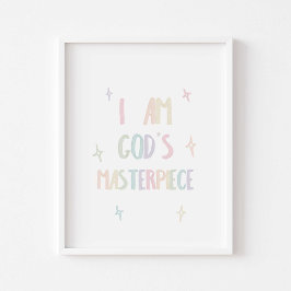 Vattenskärkta pastellguds mästerverk poster