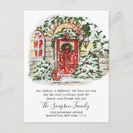 Vattenskärl - Flytta - kungörelseställen för juldö Vykort