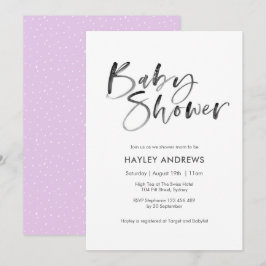 Vattenskärl för babykläder inbjudningar