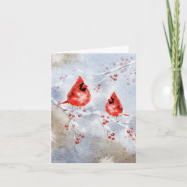 Vattenskärl för fåglar - julkort - Elegantens Helg Kort