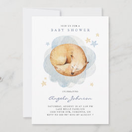 Vattenskärl Sleeping Fox Det är en pojkvän-babysko Inbjudningar