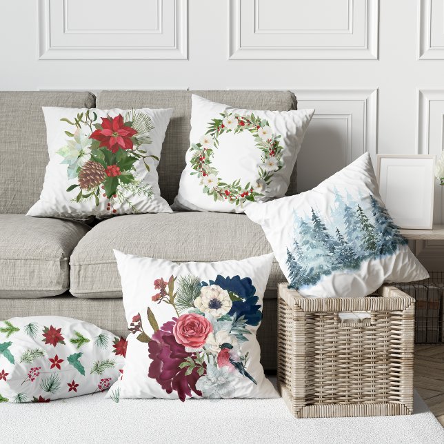 Vattenskärna blommigt vinterblommor i gräs vintert kudde (Skapare uppladdad)