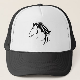Vattenskärna Horses Farm Logotyp Djurart Keps