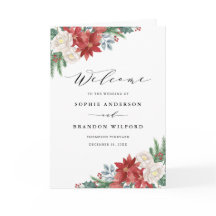 Vattenskärna Julens Blommigt Vinterbröllopsbok