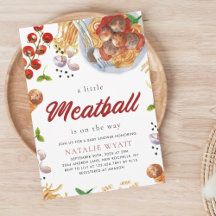 Vattenskärna Meatball Italienskt babyskor