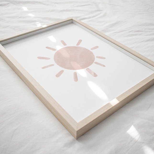 Vattenskärning neutralt boho sol väggkonst (Skapare uppladdad)