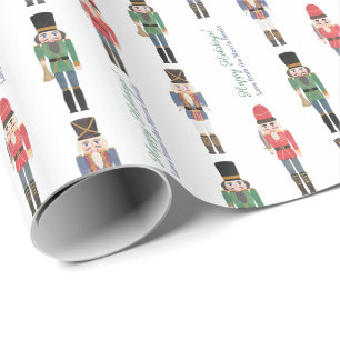 Vattenskärning Nutcracker Ballet Soldiers jul Presentpapper